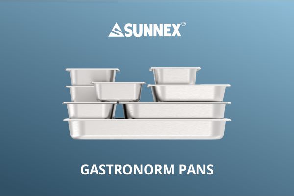 Sunnex Gastronorm-Pfannen, geeignet für Hotel & Restaurant & Haushalt