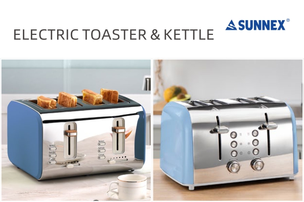 Neue Produkte – elektrischer Toaster und Wasserkocher