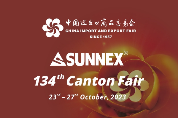 134. Canton Fair, Willkommen am SUNNEX-Stand