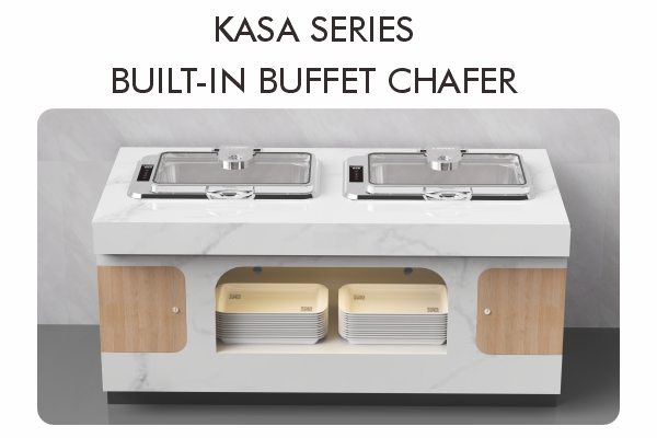 Sunnex KASA-Serie: 8.5L eingebautes Buffet Chaffer
