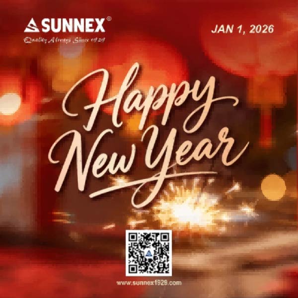 Frohes neues Jahr 2026 von SUNNEX!