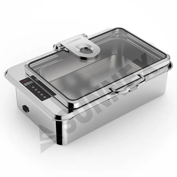 Edelstahl 8,5 l eingebautes Buffet Chafer