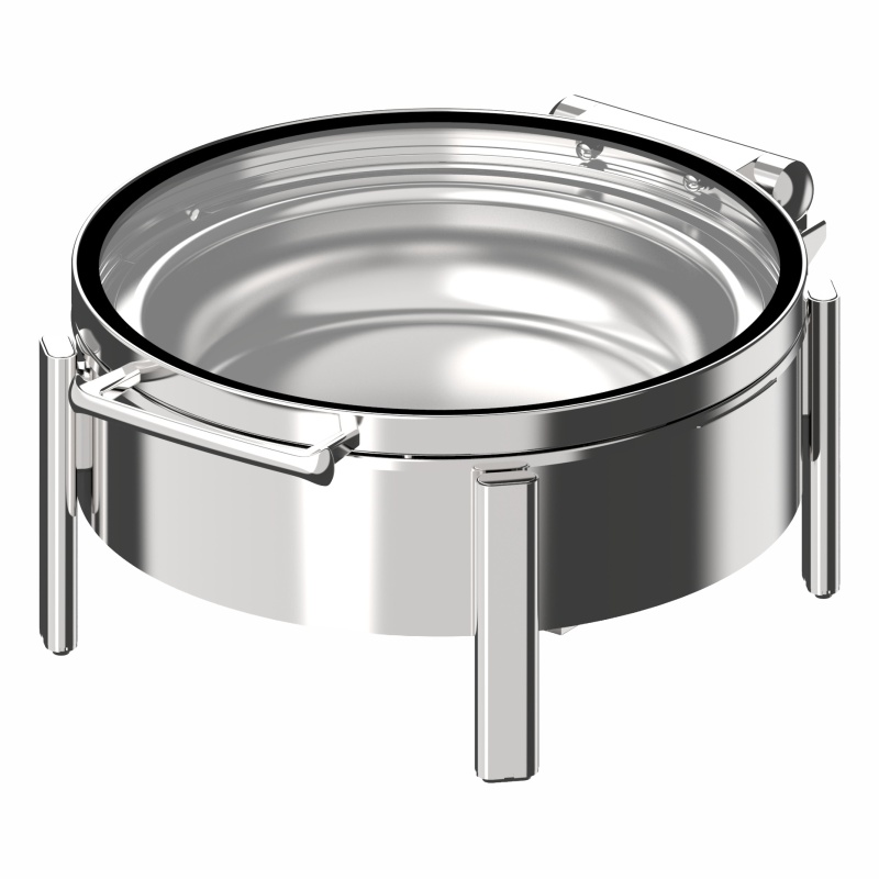 Z10 Stapelbarer runder Buffet-Chafer aus Edelstahl